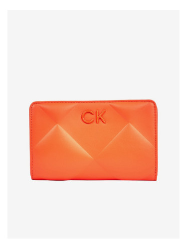 Calvin Klein Re-Lock Quilt Bifold Wallet Портмоне Oranzhev