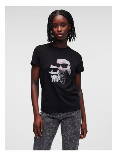 Karl Lagerfeld Ikonik 2.0 T-shirt Cheren
