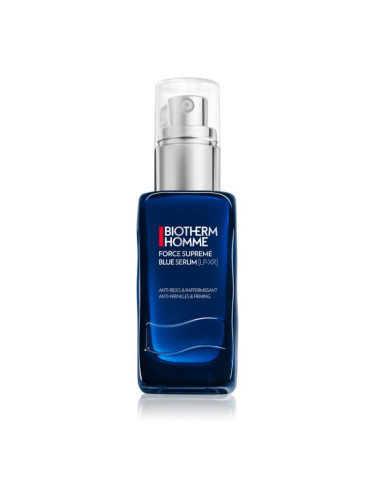 Biotherm Homme Force Supreme Blue Serum [LP-XR] серум против бръчки с ретинол за мъже 60 мл.