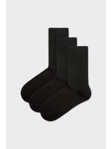 3PACK памучни къси чорапи Monaq по-дълги