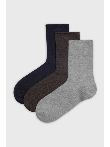 3PACK памучни чорапи Monaq II по-дълги