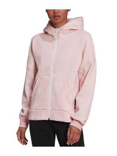 ADIDAS Sportswear Studio Louge Full-Zip Hoodie Pink
