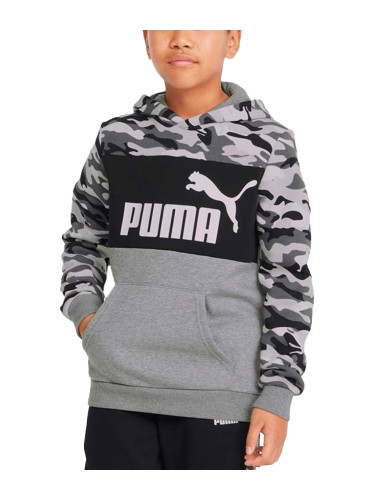 PUMA Essentials+ Camo Hoodie Black/Grey