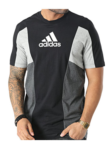 ADIDAS Sportswear Essentials Colorblock Tee Black/Grey