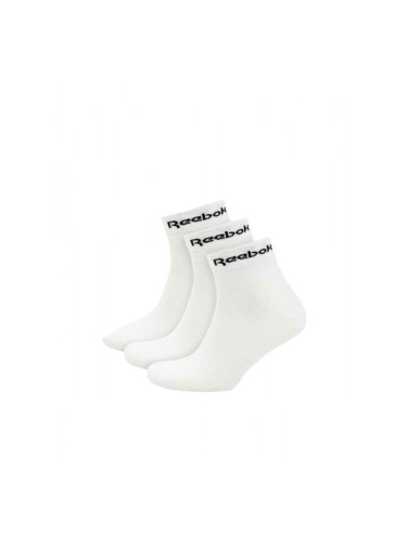 REEBOK 3-Packs Active Core Ankle Socks White