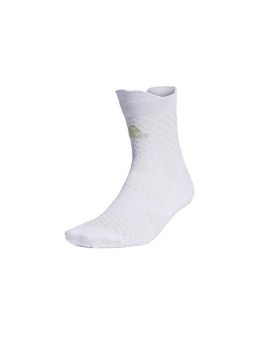 ADIDAS 1-Pair Running 4D Quarter Crew Socks White