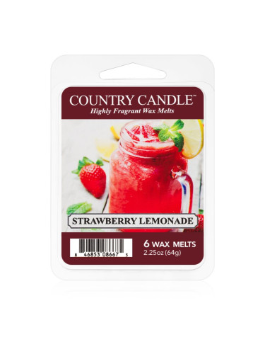 Country Candle Strawberry Lemonade восък за арома-лампа 64 гр.