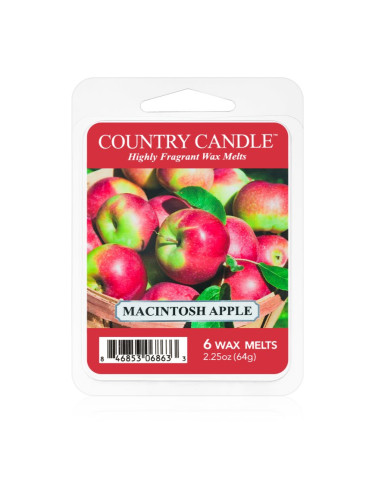 Country Candle Macintosh Apple восък за арома-лампа 64 гр.