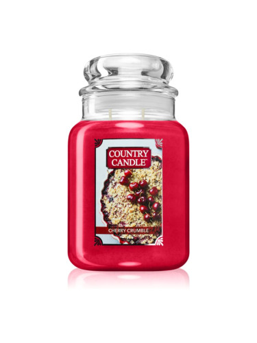 Country Candle Cherry Crumble ароматна свещ 737 гр.