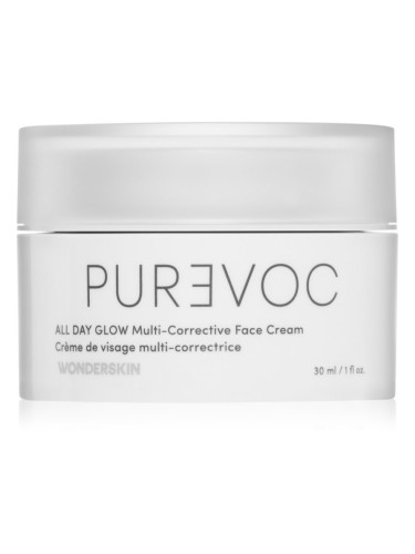 WONDERSKIN PUREVOC All Day Glow Face Cream хидратиращ и озаряващ крем за лице 30 мл.