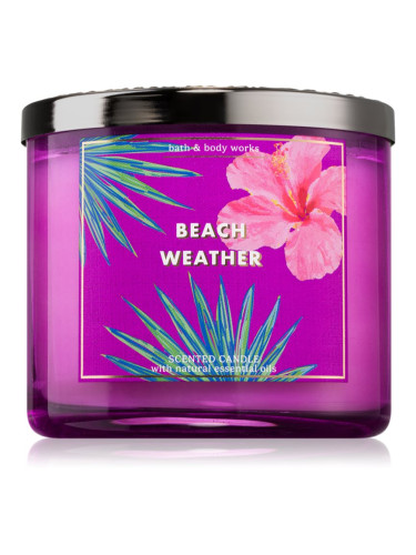 Bath & Body Works Beach Weather ароматна свещ 411 гр.