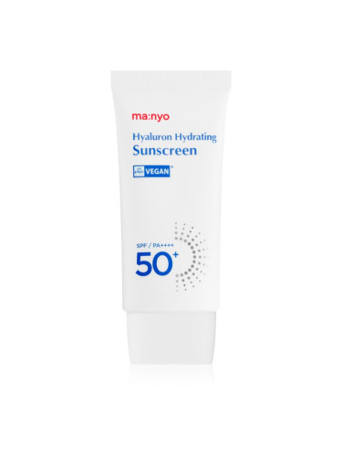 ma:nyo Hyaluron Hydrating Sunscreen ултра лек защитен флуид SPF 50+ 50 мл.