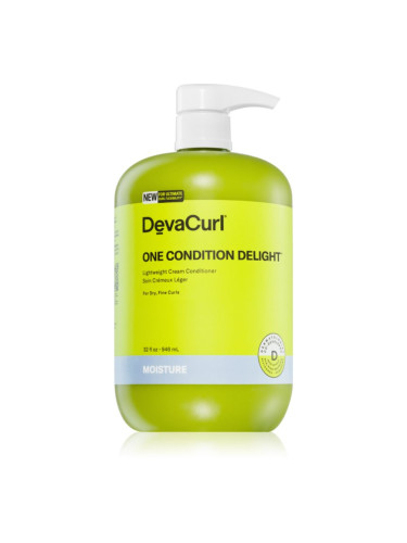 DevaCurl One Condition® Delight лек балсам за чуплива и къдрава коса 946 мл.