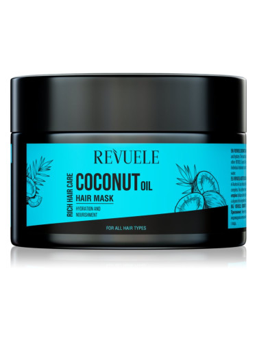 Revuele Coconut Oil Hair Mask подхранваща и хидратираща маска за коса 360 мл.
