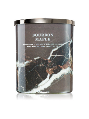 Bath & Body Works Bourbon Maple ароматна свещ 227 гр.