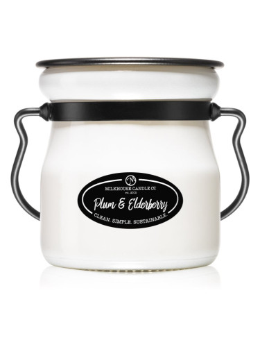 Milkhouse Candle Co. Creamery Plums & Elderberry ароматна свещ Cream Jar 142 гр.