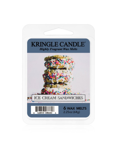 Kringle Candle Ice Cream Sandwiches восък за арома-лампа 64 гр.