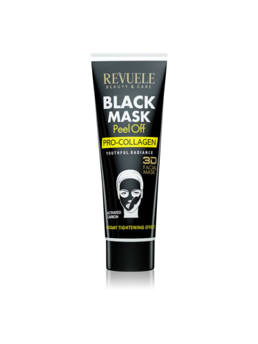 Revuele Black Mask Peel Off Pro-Colagen отлепваща се маска за стягане на кожата 80 мл.