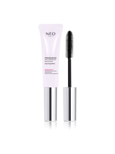 NEO MAKE UP Intense Serum Waterproof Mascara водоустойчива спирала за обем и отделяне на мигли цвят Black 9 мл.