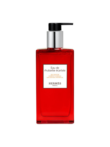 HERMÈS Le Bain Eau de rhubarbe écarlate душ гел за тяло и коса унисекс 200 мл.