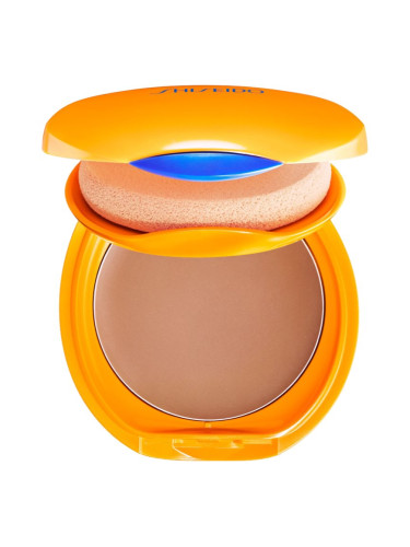 Shiseido Expert Sun Protector Tanning Compact Foundation SPF10 тонираща основа под фон дьо тен сменяема цвят Bronze 12 гр.