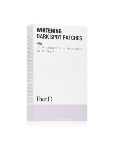 Face D Whitening лепенки за проблемна кожа Против тъмни петна 3x10 бр.