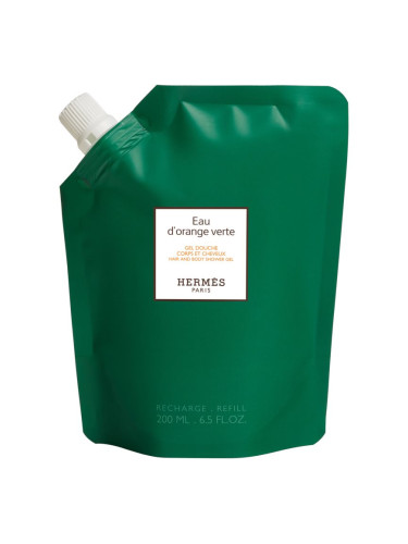 HERMÈS Le Bain Eau d'orange verte душ гел за тяло и коса унисекс 200 мл.