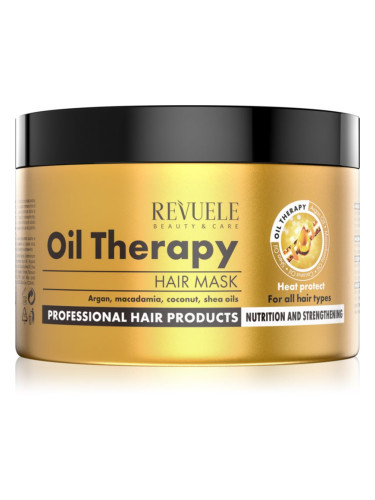 Revuele Oil Therapy Hair Mask подхранваща маска за суха коса 500 мл.