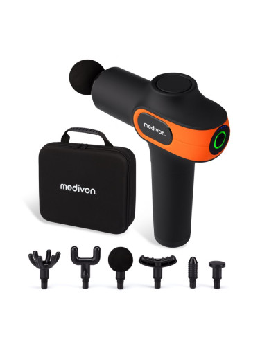 Medivon Gun Vital масажен пистолет с аксесоари
