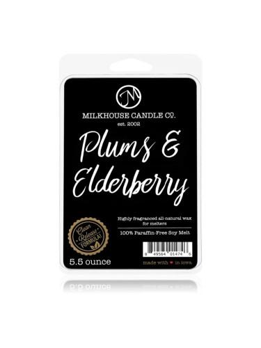 Milkhouse Candle Co. Creamery Plums & Elderberry восък за арома-лампа 155 гр.