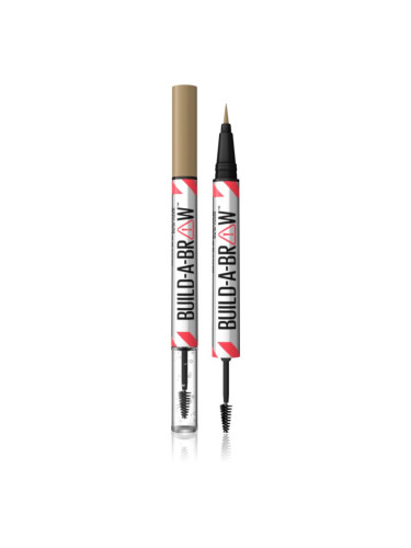 Maybelline Build-A-Brow двустранен молив за вежди за фиксиране и оформяне цвят 250 Blonde 1 бр.