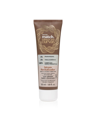 oBoticário Match. Science of Curves ревитализиращ серум за скалпа 50 мл.