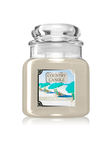 Country Candle Sand & Santal ароматна свещ 510 гр.