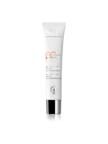 SVR Clairial CC cream защитен тониращ крем против пигментни петна SPF 50+ цвят light 40 мл.