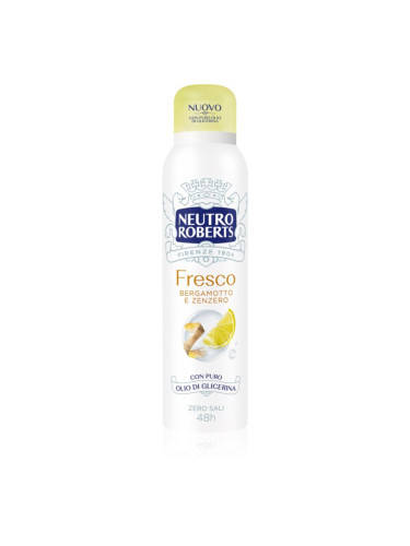 Neutro Roberts Bergamotto e Zenzero дезодорант в спрей с 48 часов ефект 150 мл.