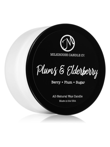 Milkhouse Candle Co. Creamery Plums & Elderberry ароматна свещ Sampler Tin 42 гр.