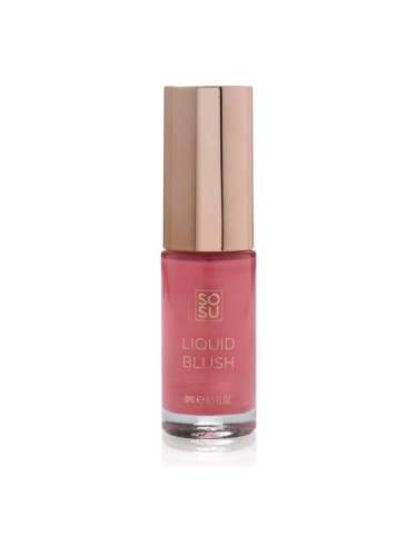 SOSU Cosmetics Liquid Blush течен руж цвят Rose Radiance 8 мл.