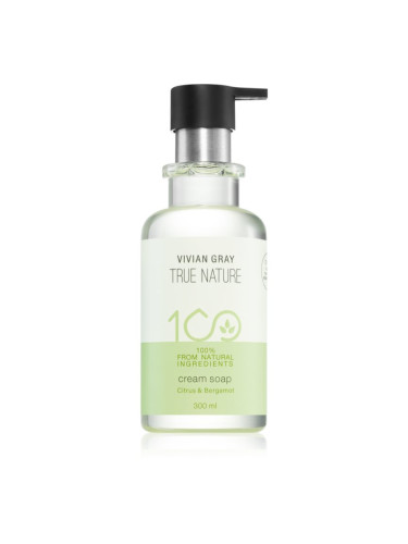 Vivian Gray True Nature Citrus & Bergamot крем сапун с освежаващ ефект 300 мл.