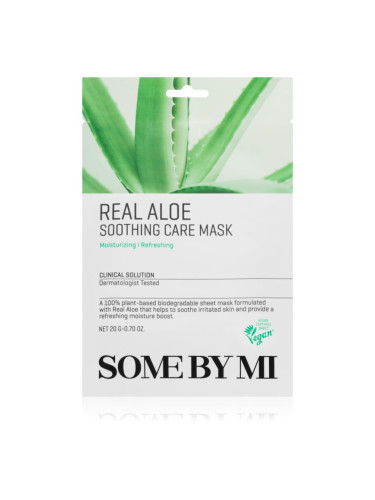 Some By Mi Clinical Solution Aloe Soothing Care Mask успокояваща платнена маска 20 гр.