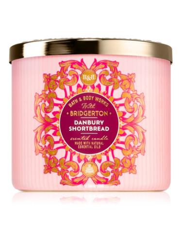 Bath & Body Works Bridgerton Danbury Shortbread ароматна свещ 411 гр.