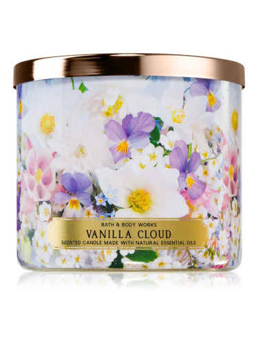 Bath & Body Works Vanilla Clouds ароматна свещ 411 гр.