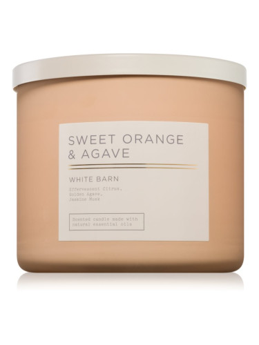 Bath & Body Works Sweet Orange & Agave ароматна свещ 411 гр.