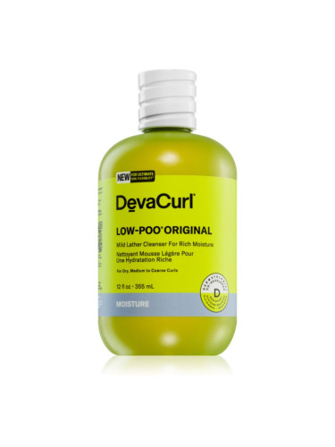 DevaCurl Low-Poo® Original почистващ шампоан за чуплива и къдрава коса 355 мл.