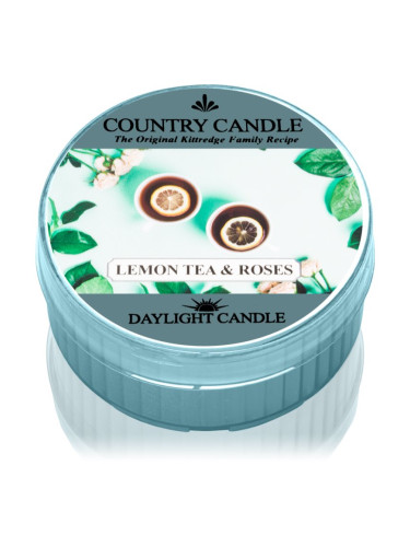 Country Candle Lemon Tea & Roses чаена свещ 42 гр.