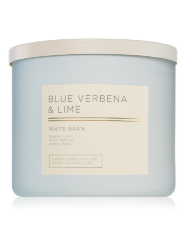 Bath & Body Works Blue Verbena & Lime ароматна свещ 411 гр.