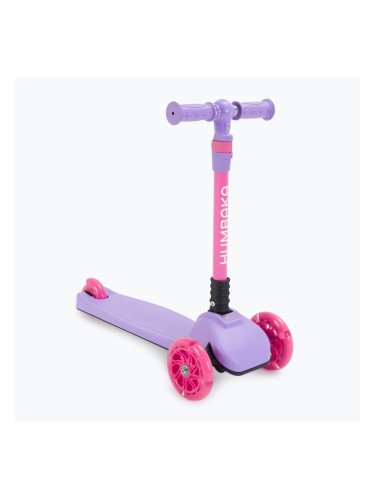 Детски триколесен скутер HUMBAKA Starshine LED purple