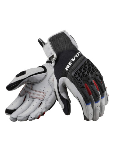 Rev'it! Gloves Sand 4 Light Grey/Black 2XL Ръкавици