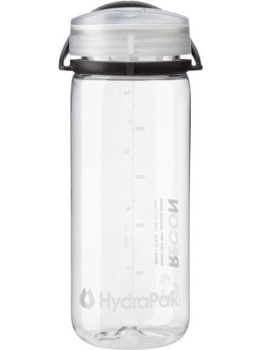 Hydrapak Recon Twist & Sip 500 ml Clear/Black/White Шише за вода