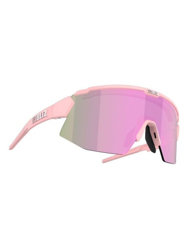 Bliz Breeze Small 52412-44 Matt Powder Pink/Brown w Rose Multi plus Spare Lens Pink Колоездене очила