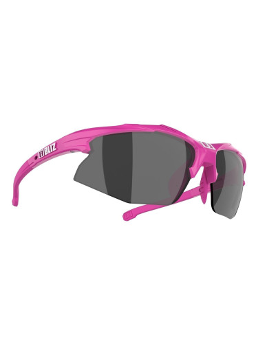 Bliz Hybrid Small 52808-41 Matt Pink/Smoke w Silver Mirror plus Spare Lens Orange And Clear Спортни очила